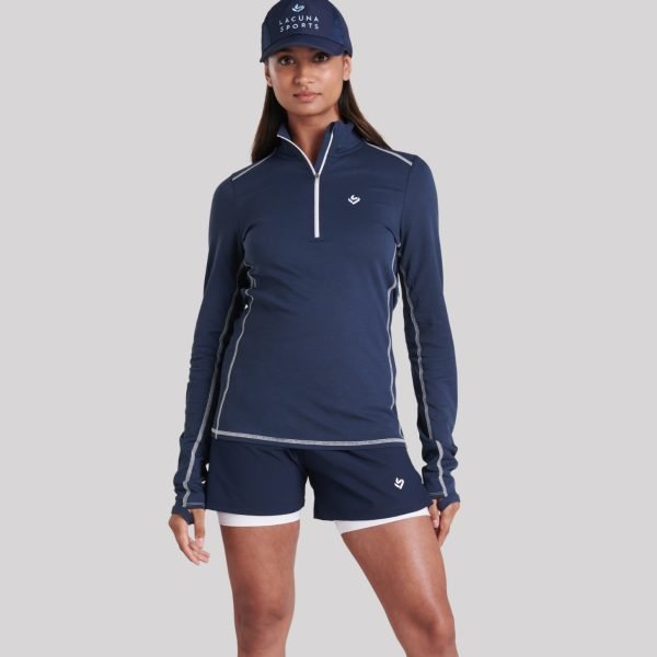 women's navy blue cricket clothing