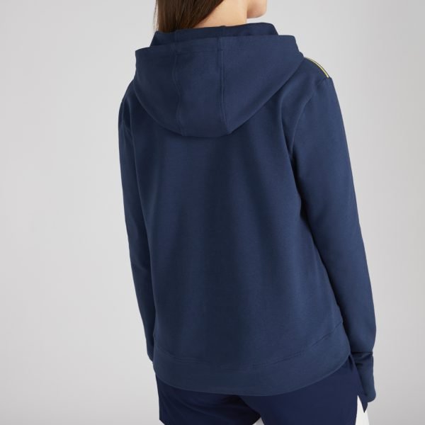 Women's navy cricket hoodie