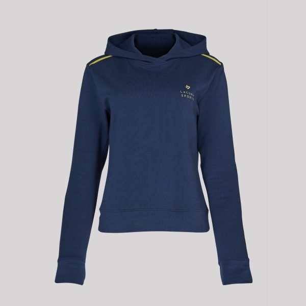 Women's navy cricket hoodie