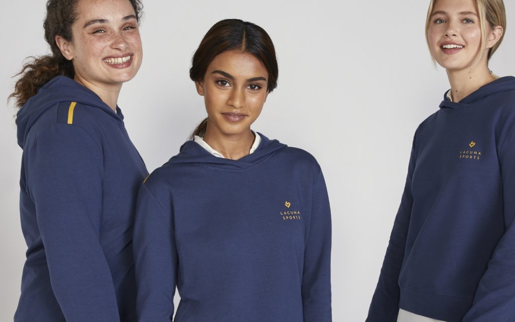 Girls navy cricket hoodie