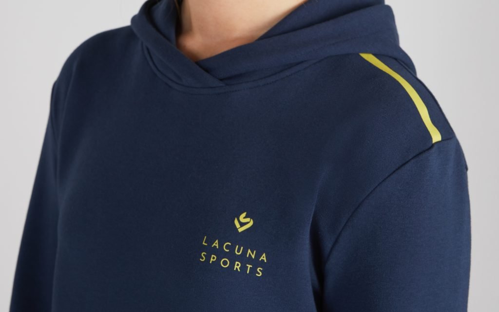 Women's navy blue cricket hoodie