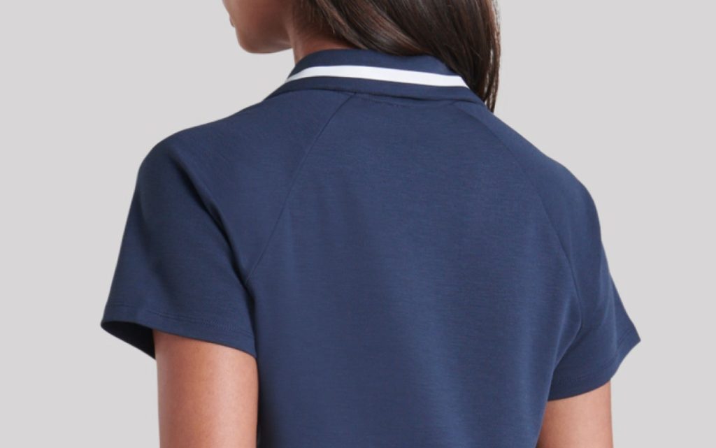 navy blue short sleeve cricket shirt