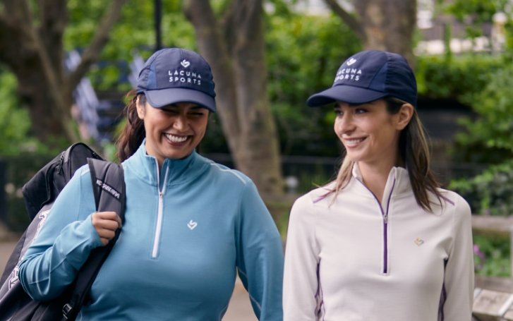 Girls in cricket hats