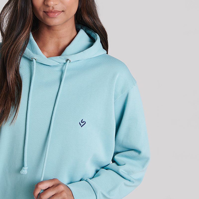 women's turquoise hoodie