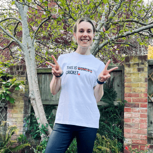 This is Women's Cricket t-shirt celebrating a fantastic summer 2026 season