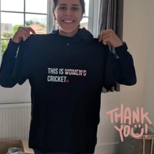 This is Women's Cricket t-shirt celebrating a fantastic summer 2026 season