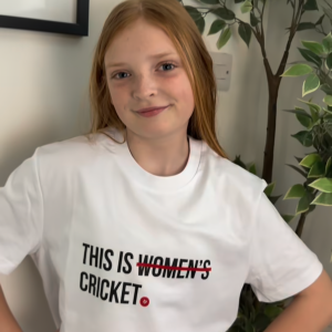 This is Women's Cricket t-shirt celebrating a fantastic summer 2026 season