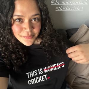 This is Women's Cricket t-shirt celebrating a fantastic summer 2026 season