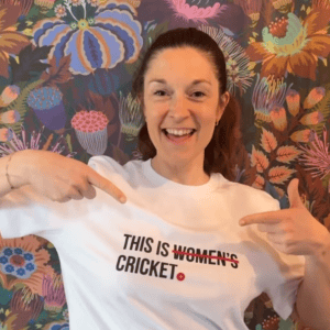 This is Women's Cricket t-shirt celebrating a fantastic summer 2026 season