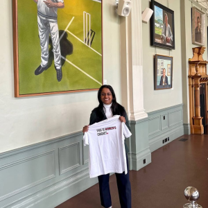 This is Women's Cricket t-shirt celebrating a fantastic summer 2026 season